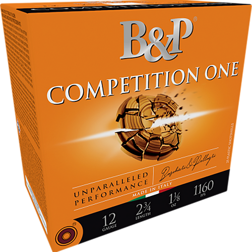 B&P Competition One 12 Ga, 2.75", 7/8 Oz, 8 Shot, 25rd Box