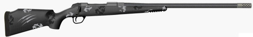 Fierce Carbon Rage 7mm Remington Magnum, 24" Barrel, Phantom Camo, Tungsten Gray Rec, 3rd