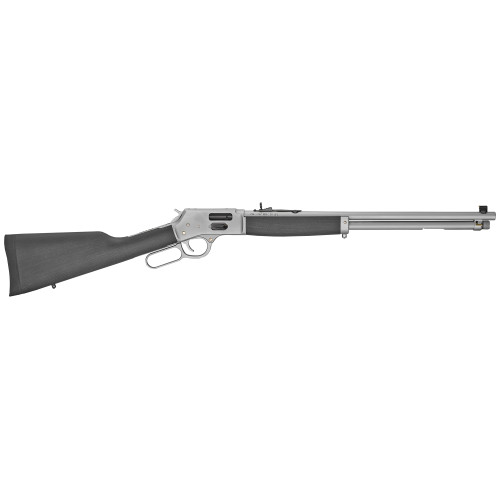 Henry Big Boy All Weather 45 Long Colt, 20" Barrel, Hard Chrome Rec, Stained Hardwood, 10rd