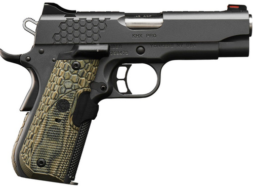 Kimber KHX Pro 9mm, 4" Barrel, Black, Hogue G10 Grip, 9rd