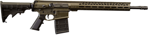Live Free Battle Rifle 7.62x51mm, 18" Threaded Barrel, Olive Drab Green Cerakote, M-Lok Handguard, 10rd