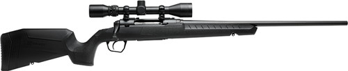 Savage Axis XP 25-06 Remington, 22" Barrel, Black, Boresighted 3-9×40 Scope, 4rd