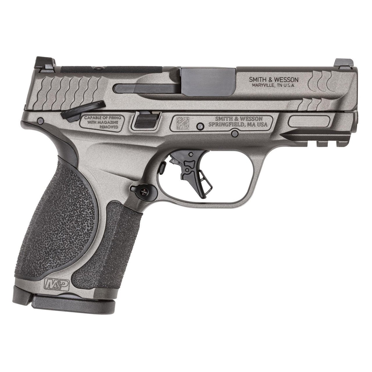 SMITH & WESSON M&P9 M2.0 METAL COMPACT (MANUAL SAFETY) 9MM LUGER (9×19 PARA) SEMI AUTO HANDGUNS