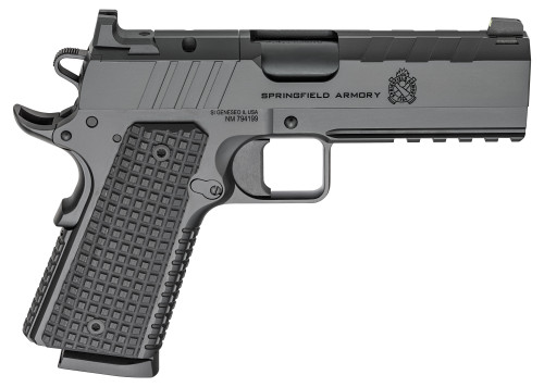 Springfield Emissary AOS 45 ACP, 4.25" Barrel, Black, G10 Grip, 8rd