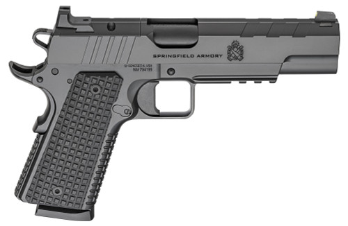 Springfield Emissary AOS 45 ACP, 5" Barrel, Black Cerakote, G10 Grip, 8rd